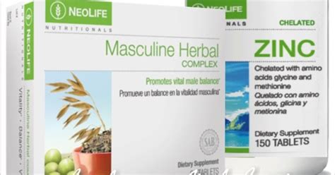 Gnld Neolife Masculine Herbal Complex And Chelated Zinc For Rich Sexual Performance And Strength