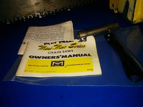 Parting Out Mcculloch Mac 35 Mini Saw Chainsaw Parts Ebay