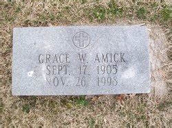 Grace Wahl Amick Memorial Find A Grave