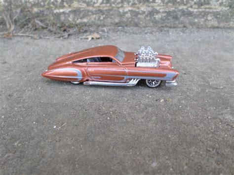 Evil Twin Lead Sled Show Rod Kustom Double Engine Hot Wheels