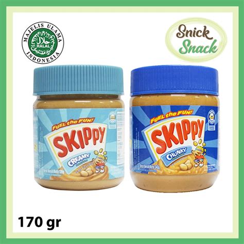 Jual Skippy Selai Kacang 170 Gr Creamy Crunchy Peanut Butter Shopee