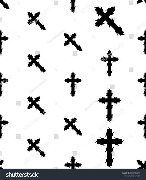 Christian Cross Seamless Pattern Vector Art Stock Vector Royalty Free