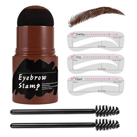 Buy Blushblend S Eyebrow Stamp Waterproof One Step Brow Stamp Stencil