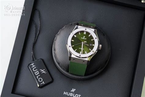 Hublot Classic Fusion Titanium Green Oriental Horology