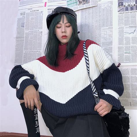 Lazy Wind Sweater Female Autumn New Korean Ulzzang Loose Harajuku