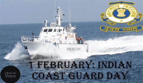 Indian Coast Guard Day History Theme And Significance Observer Voice