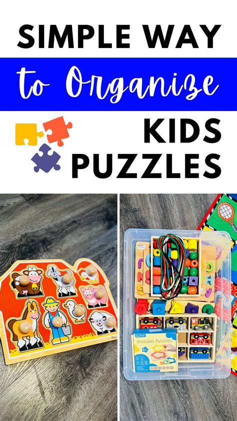 Easy Way To Store And Organize Kids Puzzle Pieces Artofit