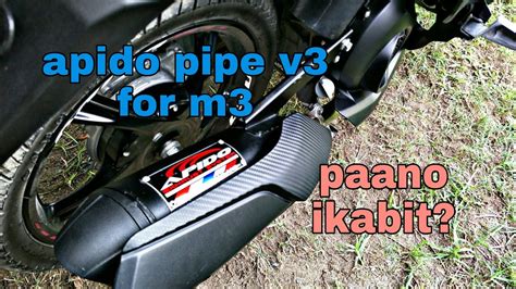 Apido Pipe V For Mio I Paano Magkabit Youtube