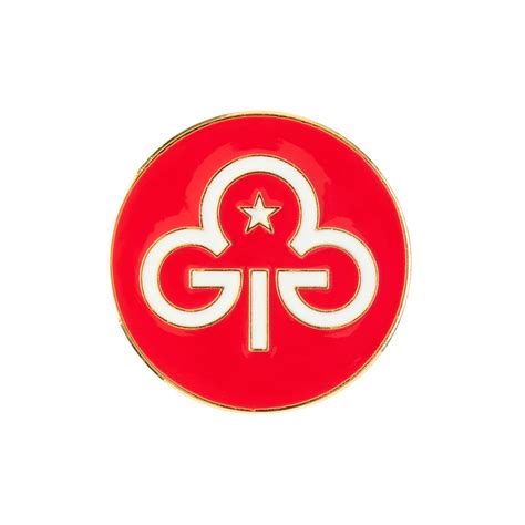 Trefoil Guild Promise Metal Badge Girlguiding North West England Shop