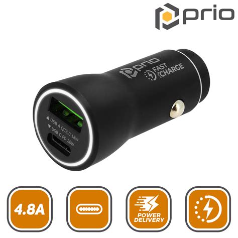 Chargeur Voiture Allume Cigare Ultra Compact A Avec Port Usb Et Usb