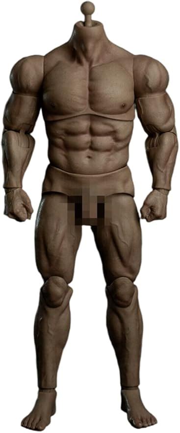 Amazon Scale Male Body Inches Male Joint Flexible Muscular Nude Action Figure Body
