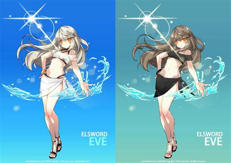 Winter Garden Elsword Swimwear Skill Cut In 1 Elsword Aisha