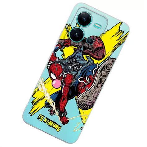 Funda Para Vivo Spiderman Spiderpunk Con Nombre Cuotas sin interés