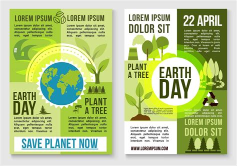 Save Earth Nature And Plant Tree Vector Templates 13689420 Vector Art At Vecteezy