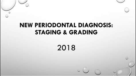 Periodontal Classification Chart