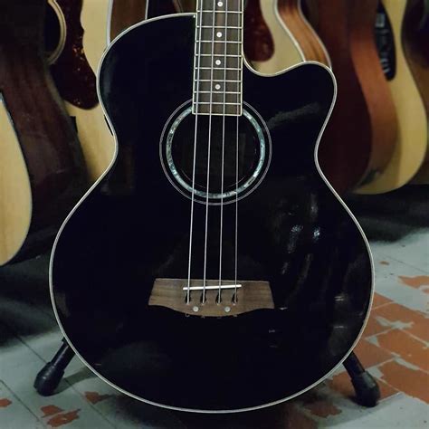 Ibanez Aeb 10 Bk Acoustic Bass Black Reverb