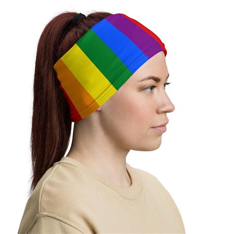 GAY a Máscara facial que cubre la diadema cuello Gaiter Etsy