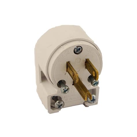 Leviton 15 125 Volt Commercial Grade Straight Blade Angle Plug