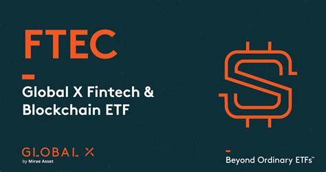 Fintech Blockchain Etf Ftec Global X Etfs Australia