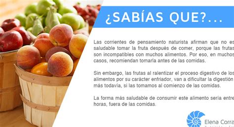 Comer fruta después de comer engorda Mito o realidad Todo Engorda