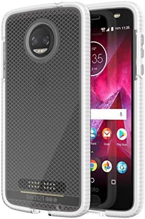 Tech21 EVO Check Funda Para Moto Z2 Force Transparente Blanco