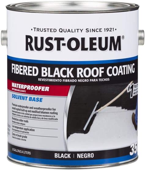 Rust Oleum Fibered Aluminum Roof Coating Gal Amazon