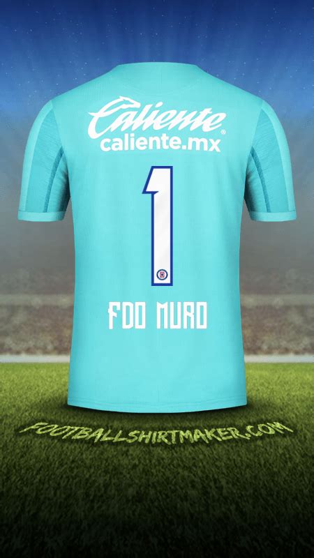 Crea Tu Camiseta Cruz Azul Iii Con Tu Nombre Y N Mero