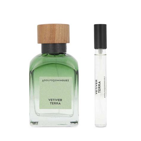 Set Adolfo Dominguez Vetiver Terra 2Pzs 120Ml Edp Spray 10Ml Edp Spray