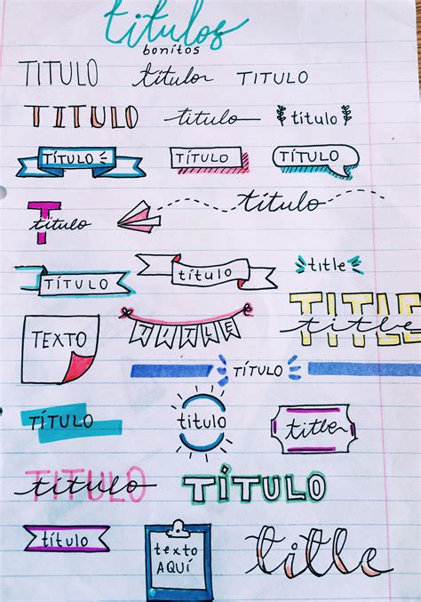 Titulos Ideias Para Cadernos Ideias De Caligrafia Desenho De Letras