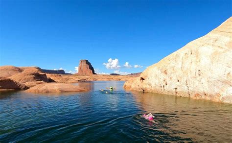 Lake Powell Swimming Vacation Trip Photos 2021 2022 • Strel Swimming