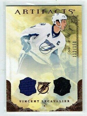 Ud Upper Deck Artifacts Vincent Lecavalier Dual Jerseys Ebay