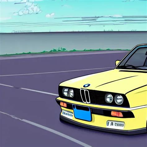 Bmw E 3 0 Anime Style Stable Diffusion