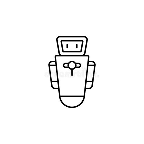 Robot Helper Outline Icon Signs And Symbols Can Be Used For Web Logo