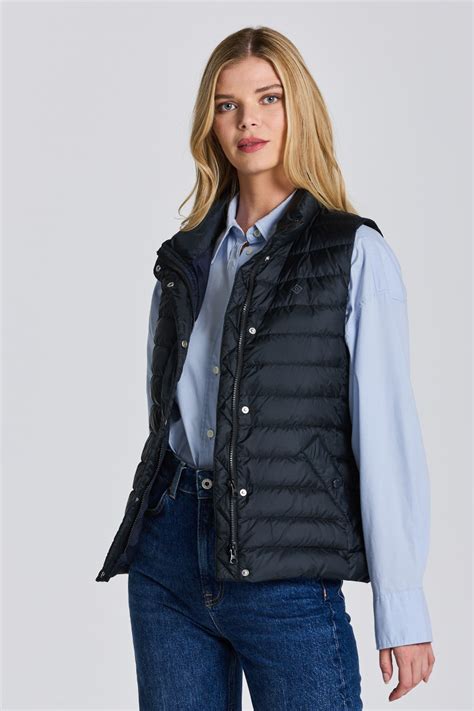 Vesta Gant Light Down Gilet Black Gant Cz