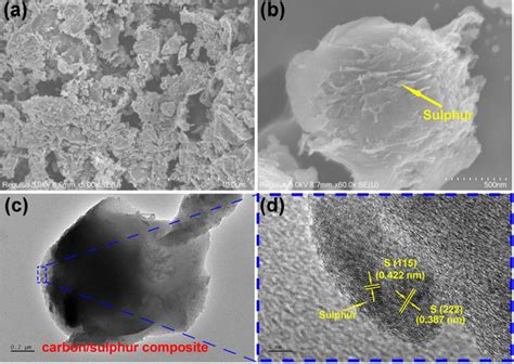 a, b Scanning electron microscopy images and c, d high-resolution ... 