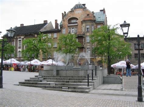 Rynek W Bielsku Bia Ej Obraz Zdj Cie Dioblina