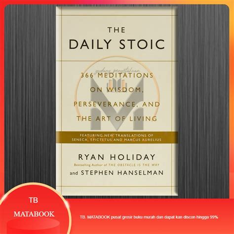 Jual Buku The Daily Stoic By Ryan Holiday Shopee Indonesia