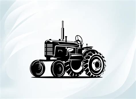 Old Tractor Svg Tractor Svg Tractor Clipart Tractor Etsy