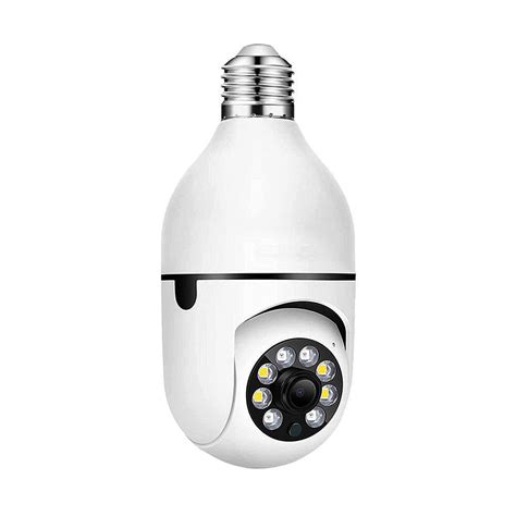 LiVIE 1080P Wi-Fi Light Bulb Security Camera, 355-Degree PTZ Camera with Night Vision and 2-Way ...