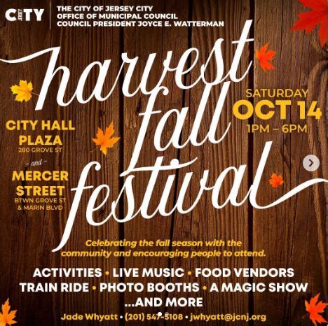 Harvest Fall Festival 2023 / POSTPONED - Jersey City Cultural Affairs