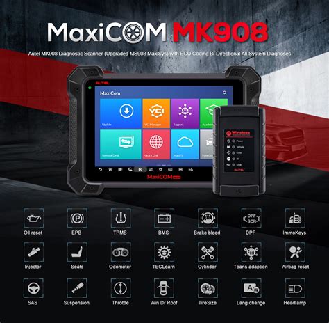 Us Autel Maxicom Mk Maxisys Automotive Diagnostic