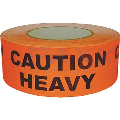 CAUTION HEAVY Label 2" x 5" - PAXX Industrial Supply Ltd.