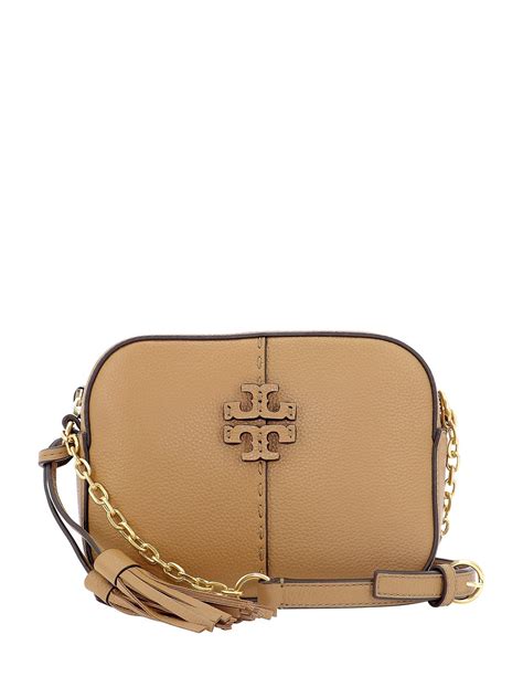 Tory Burch Mcgraw Leather Cross Body Bag Cross Body Bags 64447227