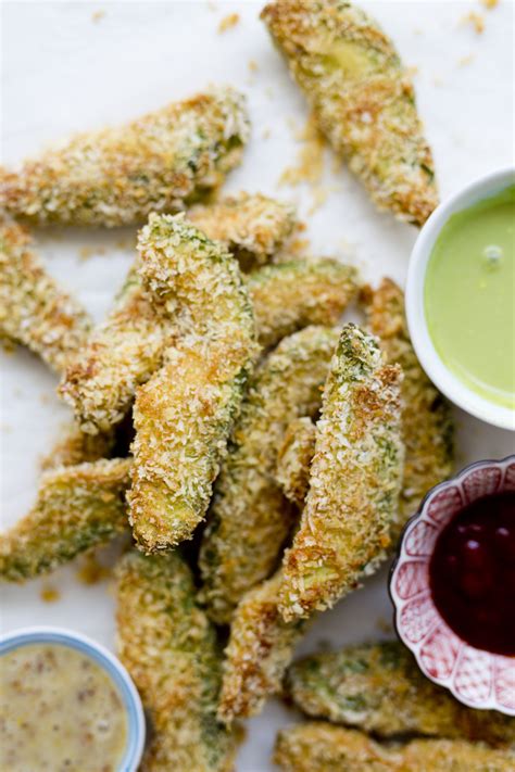 How To Make Crispy Baked Avocado Fries Recipe Baked Avocado