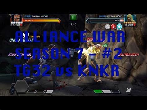 Alliance War Season Path Tg Vs Knkr Marvel Contest Of