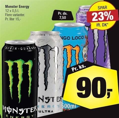 Monster Energy 12x0 5 L Tilbud Hos Calle