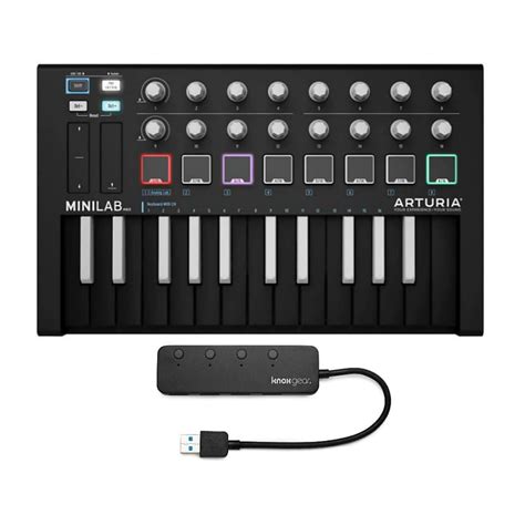 Arturia MiniLab Mk II Inverted Portable USB MIDI Controller Reverb