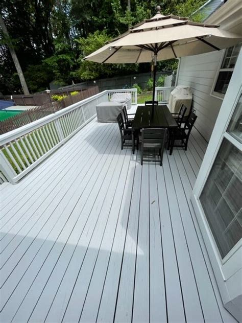 Deck Maintenance Near Alpharetta Ga 30009 Solid Stain Of Deck With