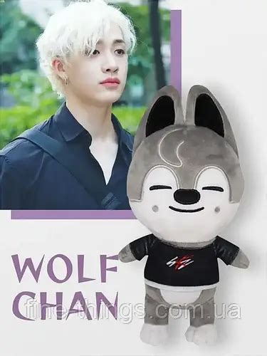 Купить Игрушка skzoo, мягкая плюшевая игрушка wolf chan Бан Чан, волк ...