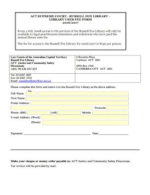 Fillable Online Courts Act Gov Application For Issue Of ACT Courts